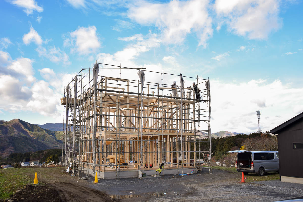 【　建て方　】 写真