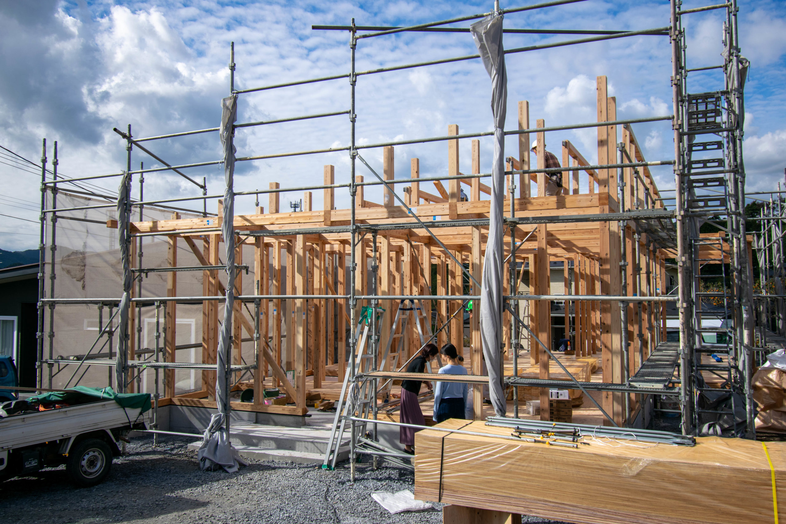 【　建て方　】 写真